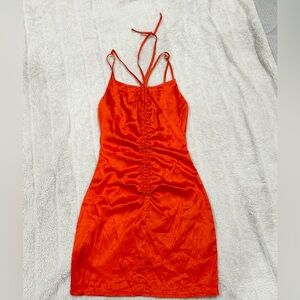 Satin Bodycon Dress NWOT